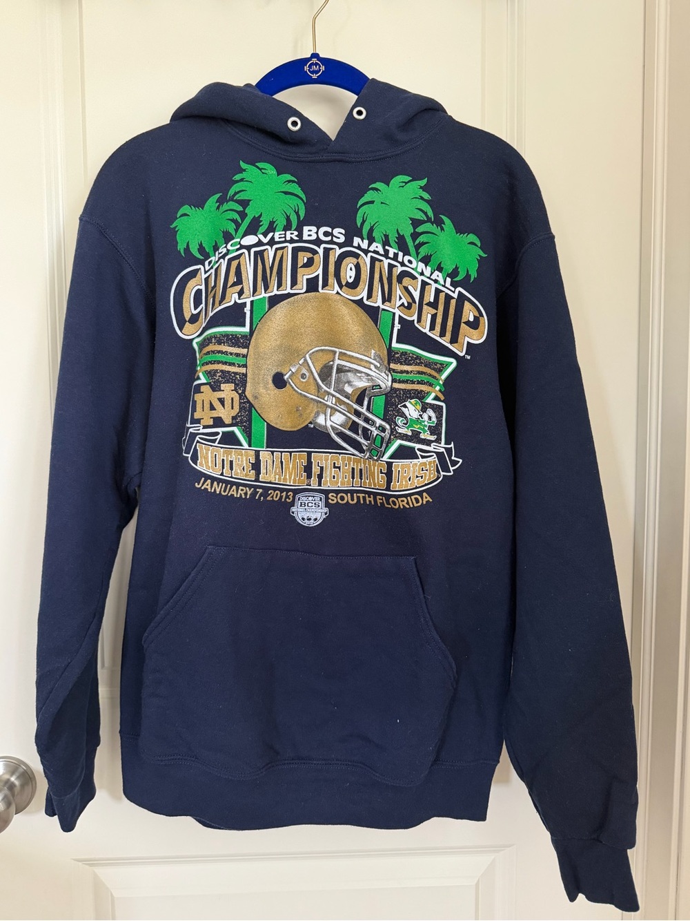 Limited Edition Fighting Irish Navy Championship Hoodie